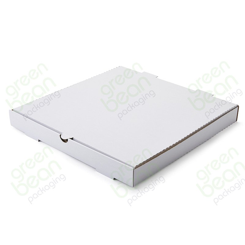 Paper White Plain Pizza Box