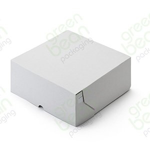 VS Flatpack Cake Box White 8 x 8 x 2.5"