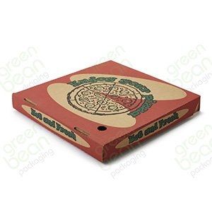 Pizza Box Hot & Fresh Print 9"